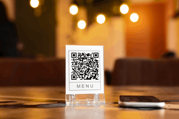 QR menu prezentáčné
